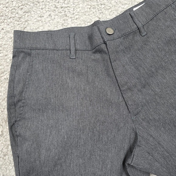 Mizzen Main Pants Mens 32x33 Gray Slim Straight Performance Stretch Office - Picture 3 of 12
